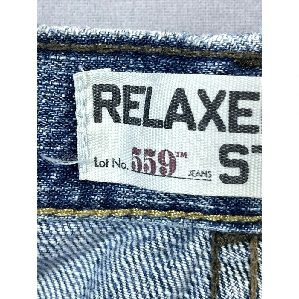 Levi's Jeans‎ 559 Relaxed Fit 38X28.5 Straight Leg 100% Cotton Med Wash Men's